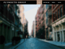 Tablet Screenshot of plymouthgroup.com